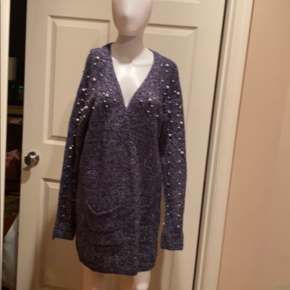 Blue Heather knit cardigan - Picture 8 of 9